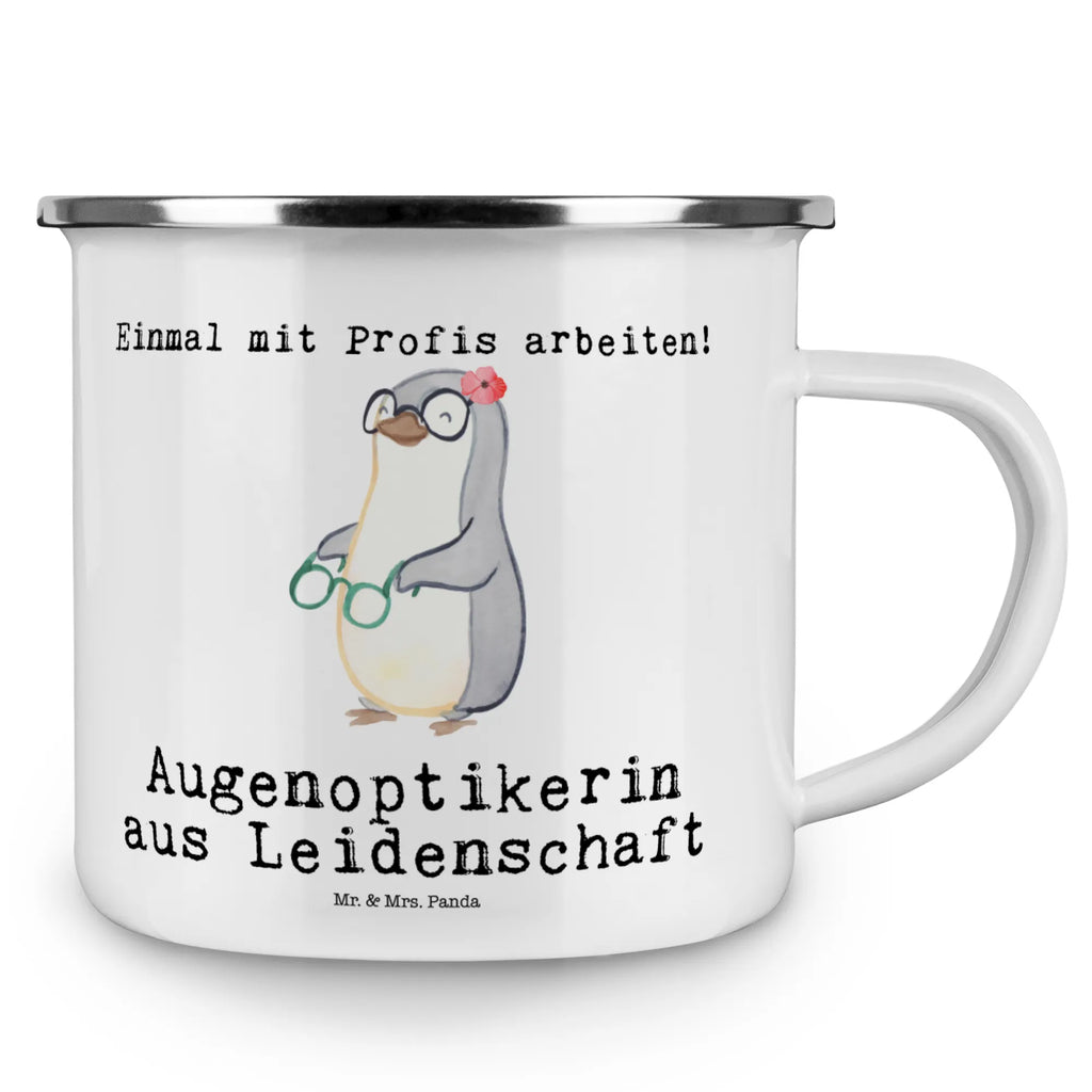 Enamel camping mug optician Passion stainless steel drinking cup, camp coffee mug, camping metal cup, tin coffee cup, travel mug, enamel camping cup, metal cup, enamel mug, steel mug for camping, backpacking mug, bushcraft mug, camper mug, hiking mug, adventure mug, metal camping mug, outdoor cup, enamel drinking mug, camping mug, lightweight camping mug, campfire mug, gift, gift idea, best, farewell gift, passing exam, anniversary, retirement, promotion, job start, sayings, funny, profession