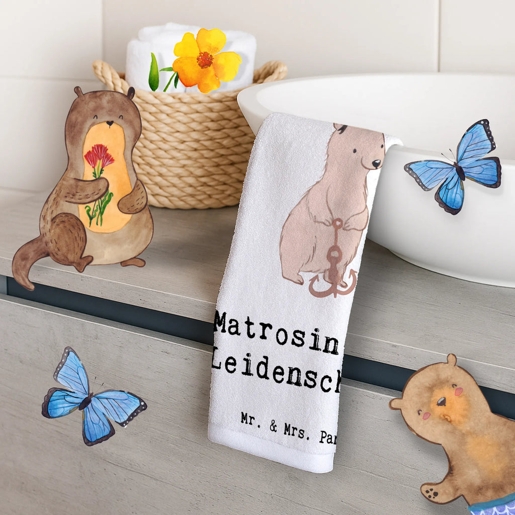 Guest towel sailor Passion hand towels, guest towels, 50 x 30, towel, Guest towel, gift, gift idea, best, farewell gift, passing exam, anniversary, retirement, promotion, job start, sayings, funny, profession