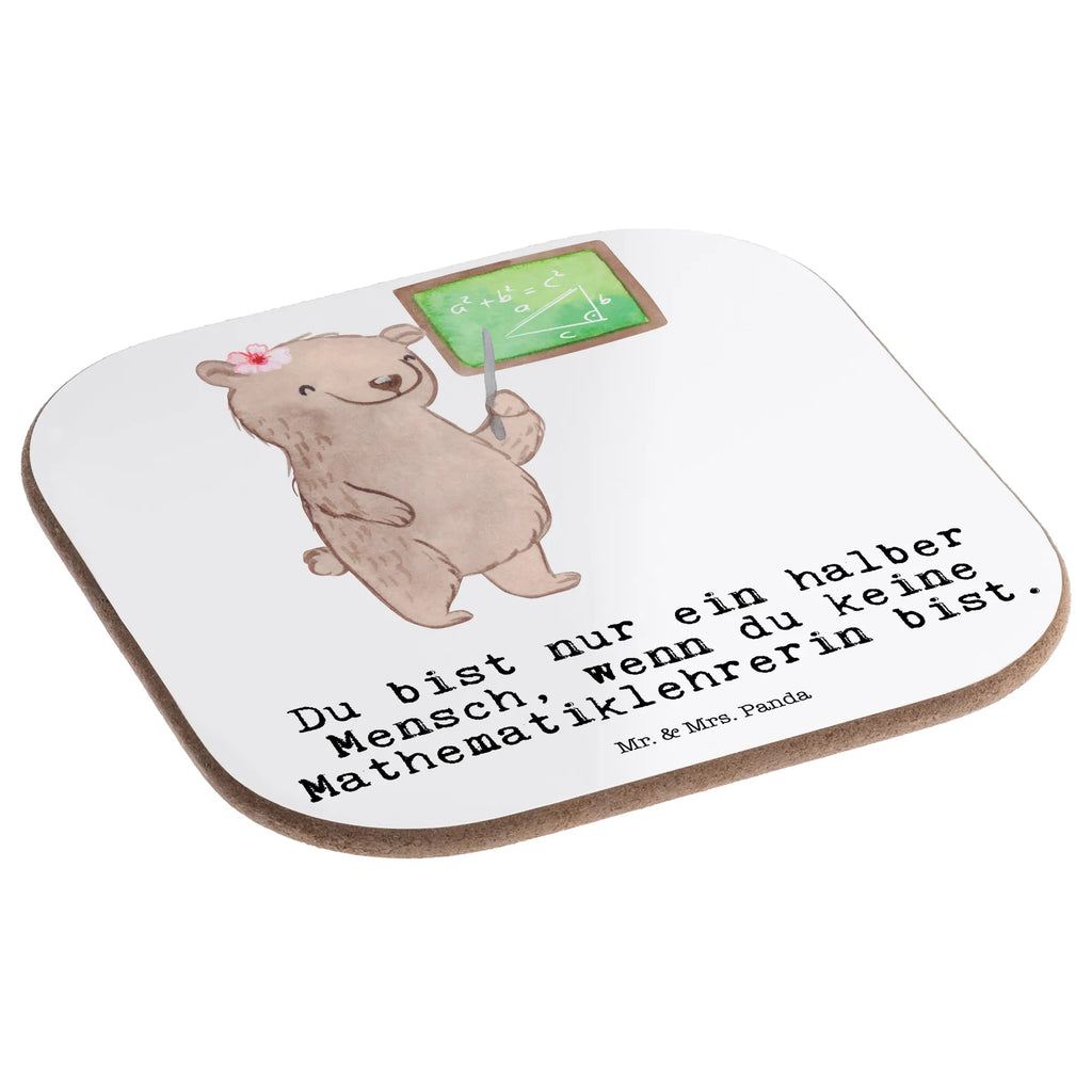 Square coaster female math teacher Heart glass coasters, Coasters, presents, gift, gifts, party, breakfast, gift idea, best, farewell gift, passing exam, anniversary, retirement, promotion, job start, sayings, funny, profession