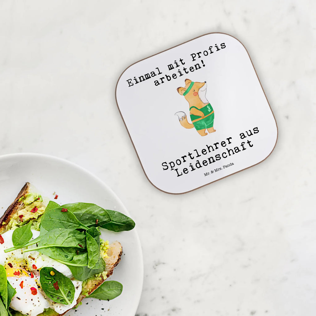 Square coaster physical education teacher Passion glass coasters, breakfast, gift, gifts, presents, Coasters, party, gift idea, best, farewell gift, passing exam, anniversary, retirement, promotion, job start, sayings, funny, profession