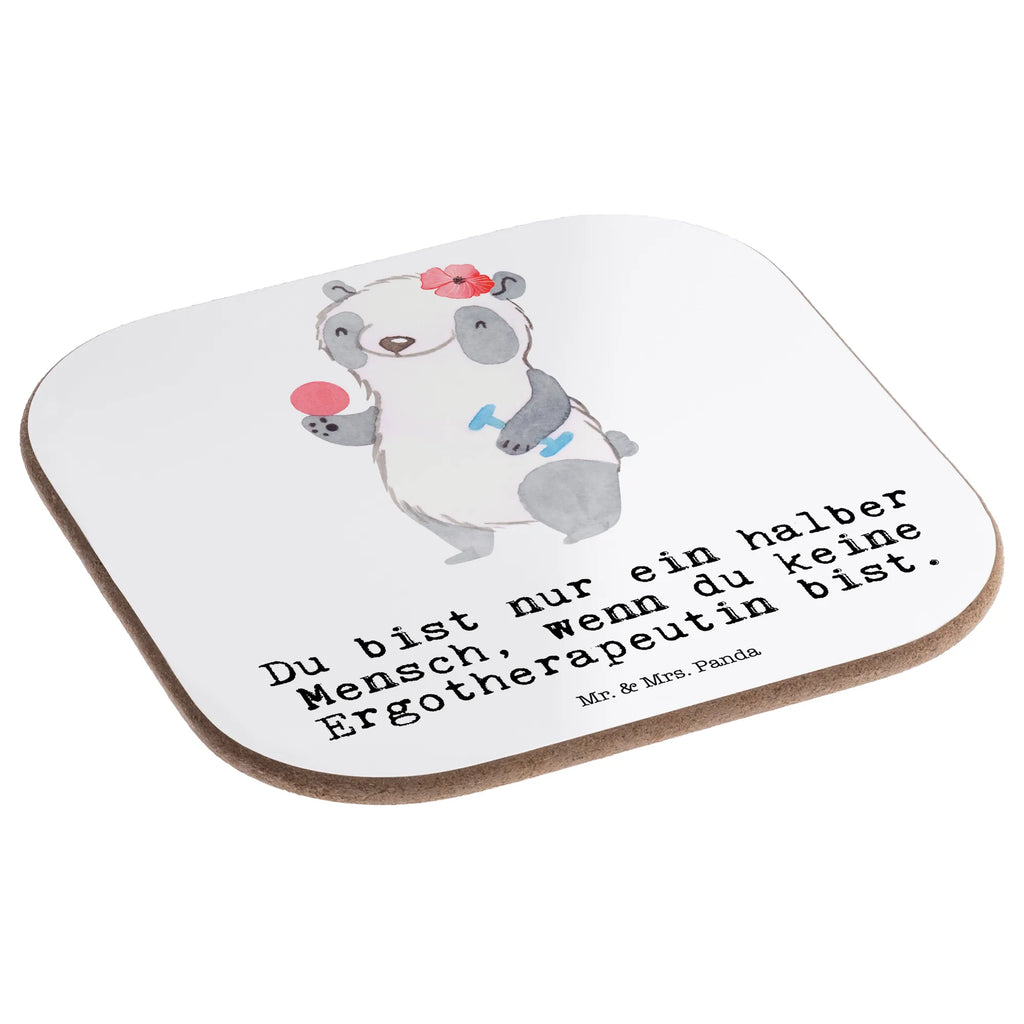 Square coaster Occupational therapist Heart Coasters, party, gifts, breakfast, presents, glass coasters, gift, gift idea, best, farewell gift, passing exam, anniversary, retirement, promotion, job start, sayings, funny, profession