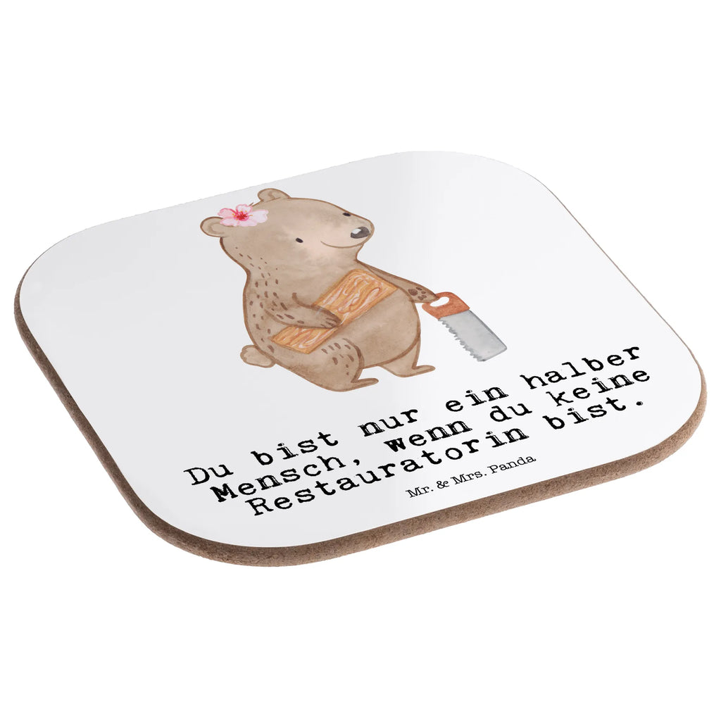 Square coaster Restorer Heart gift, Coasters, presents, gifts, breakfast, glass coasters, party, gift idea, best, farewell gift, passing exam, anniversary, retirement, promotion, job start, sayings, funny, profession