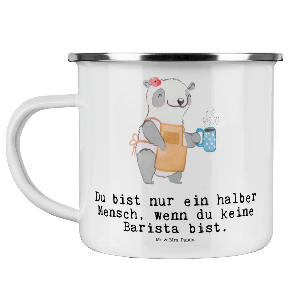 Camping Emaille Tasse Barista Herz Haferl, Campingbecher, reisetasse, Campingtasse, Emailletasse, wanderbecher, Reisebecher, Emaille Becher, Blechtasse, Tasse Emaille, blechbecher, Teebecher, Pott, Kaffeepott, becher emaille, emaillebecher, outdoortasse, Outdoor Becher, Teetasse, wandertasse, metallbecher, Motivtasse, Emaille Tasse, Outdoor Tasse, Geschenk, Schenken, Jubiläum, Danke, Dankeschön, Beruf, Ausbildung, Abschied, Rente, Kollege, Kollegin, Arbeitskollege, Mitarbeiter, Firma, Eröffnung Cafe, Kaffee, Barista