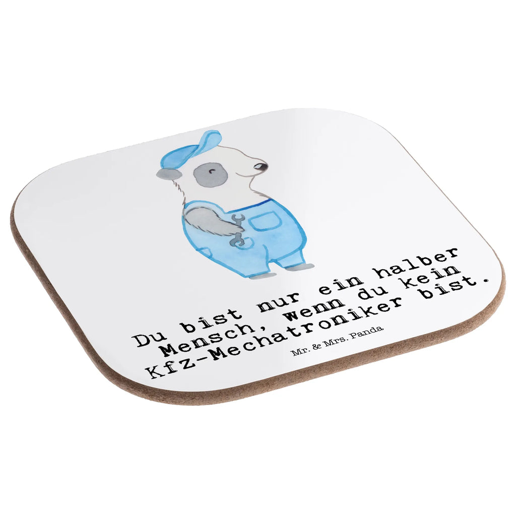 Square coaster Automotive Mechatronics Technician Heart Coasters, presents, glass coasters, gift, breakfast, party, gifts, gift idea, best, farewell gift, passing exam, anniversary, retirement, promotion, job start, sayings, funny, profession