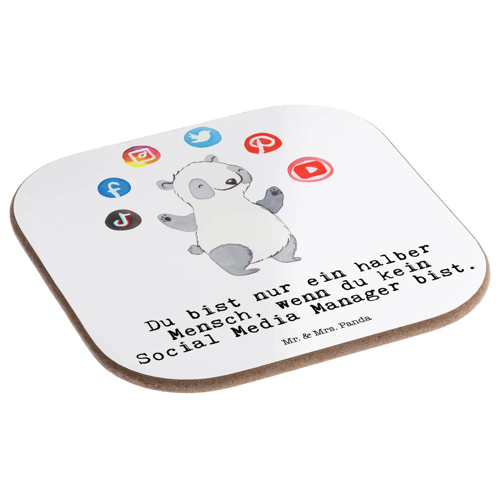 Podkładka Manager mediów społecznościowych serce Zawód, Wykształcenie, Jubileusz, Pożegnanie, Emerytura, Kolega, Koleżanka, Prezent, Dawać, Pracownik, Współpracownik, Firma, Dziękuję, Dziękuję bardzo