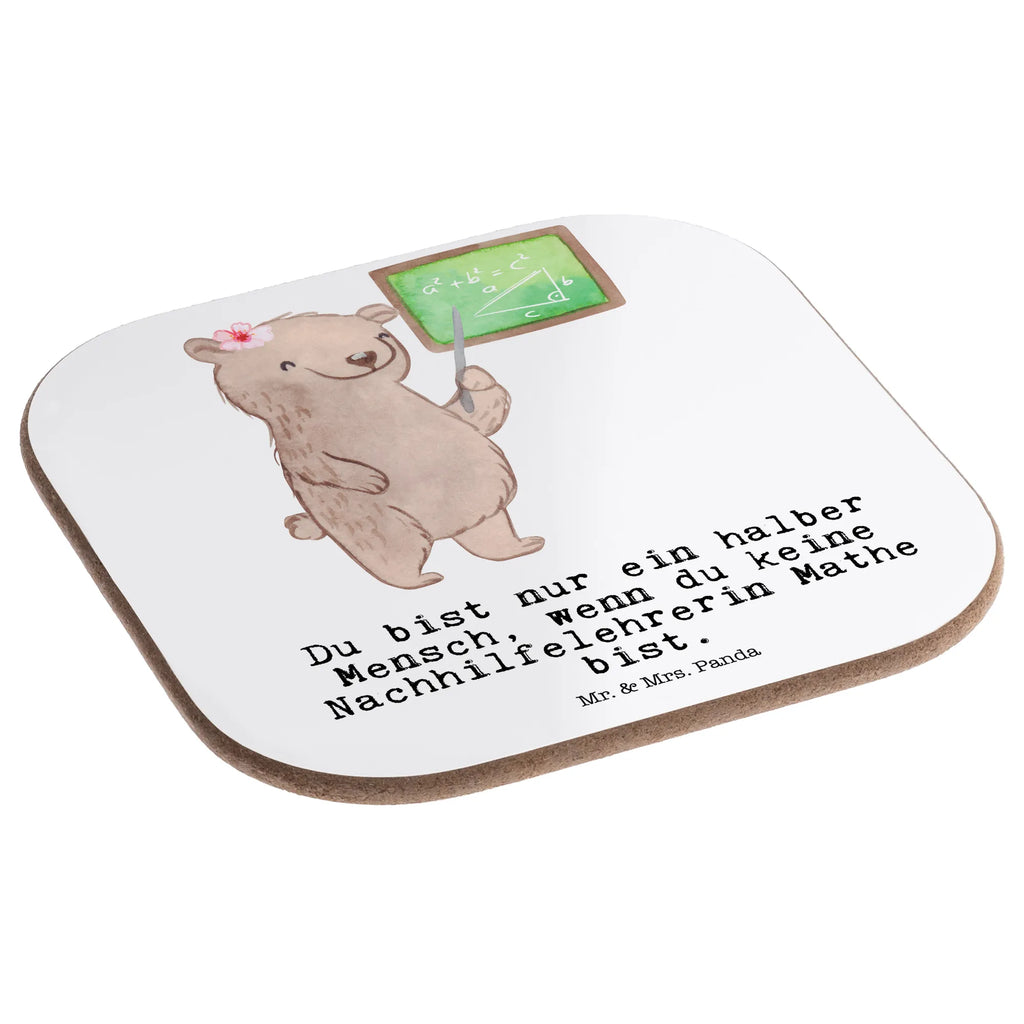 Square coaster Math tutor heart breakfast, party, Coasters, presents, gift, glass coasters, gifts, gift idea, best, farewell gift, passing exam, anniversary, retirement, promotion, job start, sayings, funny, profession