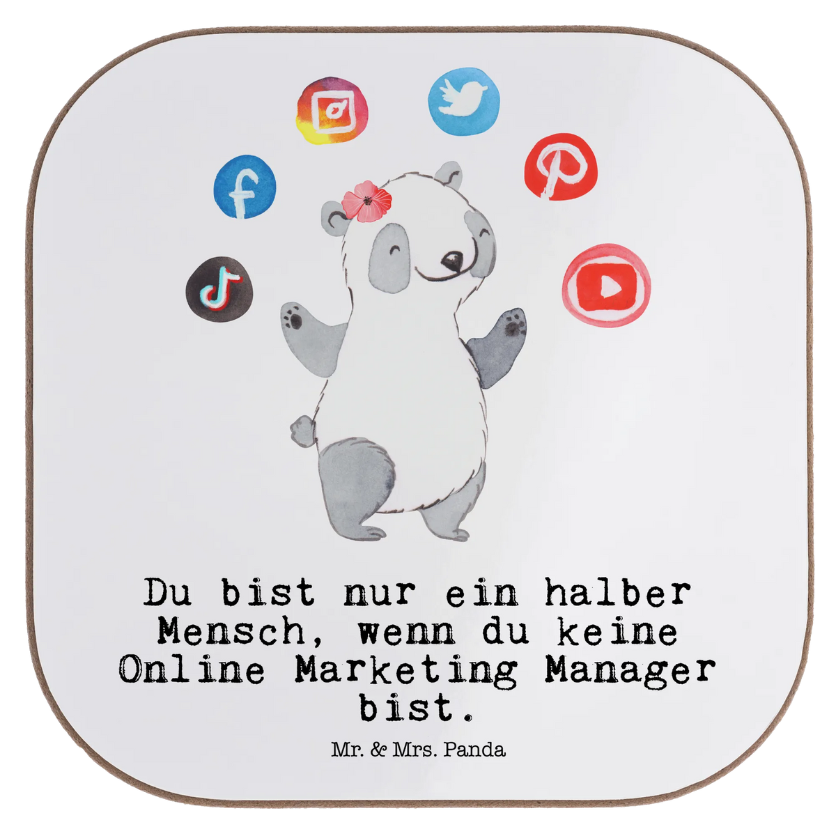 Podkładka Menedżer ds. marketingu internetowego Serce Zawód, Wykształcenie, Jubileusz, Pożegnanie, Emerytura, Kolega, Koleżanka, Prezent, Dawać, Pracownik, Współpracownik, Firma, Dziękuję, Dziękuję bardzo