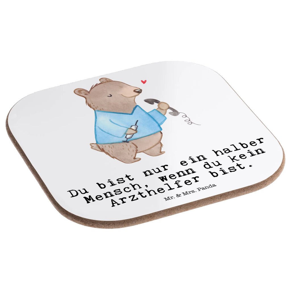 Square coaster Medical Assistant Heart gifts, breakfast, glass coasters, presents, gift, party, Coasters, gift idea, best, farewell gift, passing exam, anniversary, retirement, promotion, job start, sayings, funny, profession