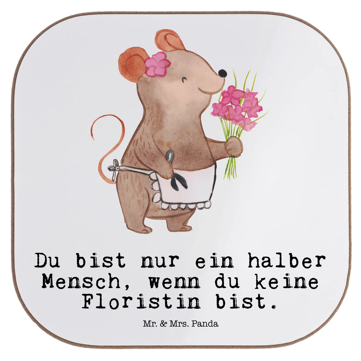 Untersetzer Floristin Herz