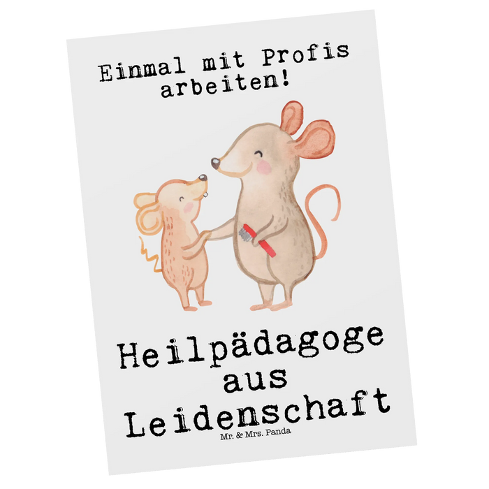 Postkarte Heilpädagoge Leidenschaft