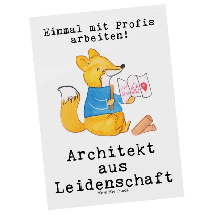 Pocztówka Architekt pasja