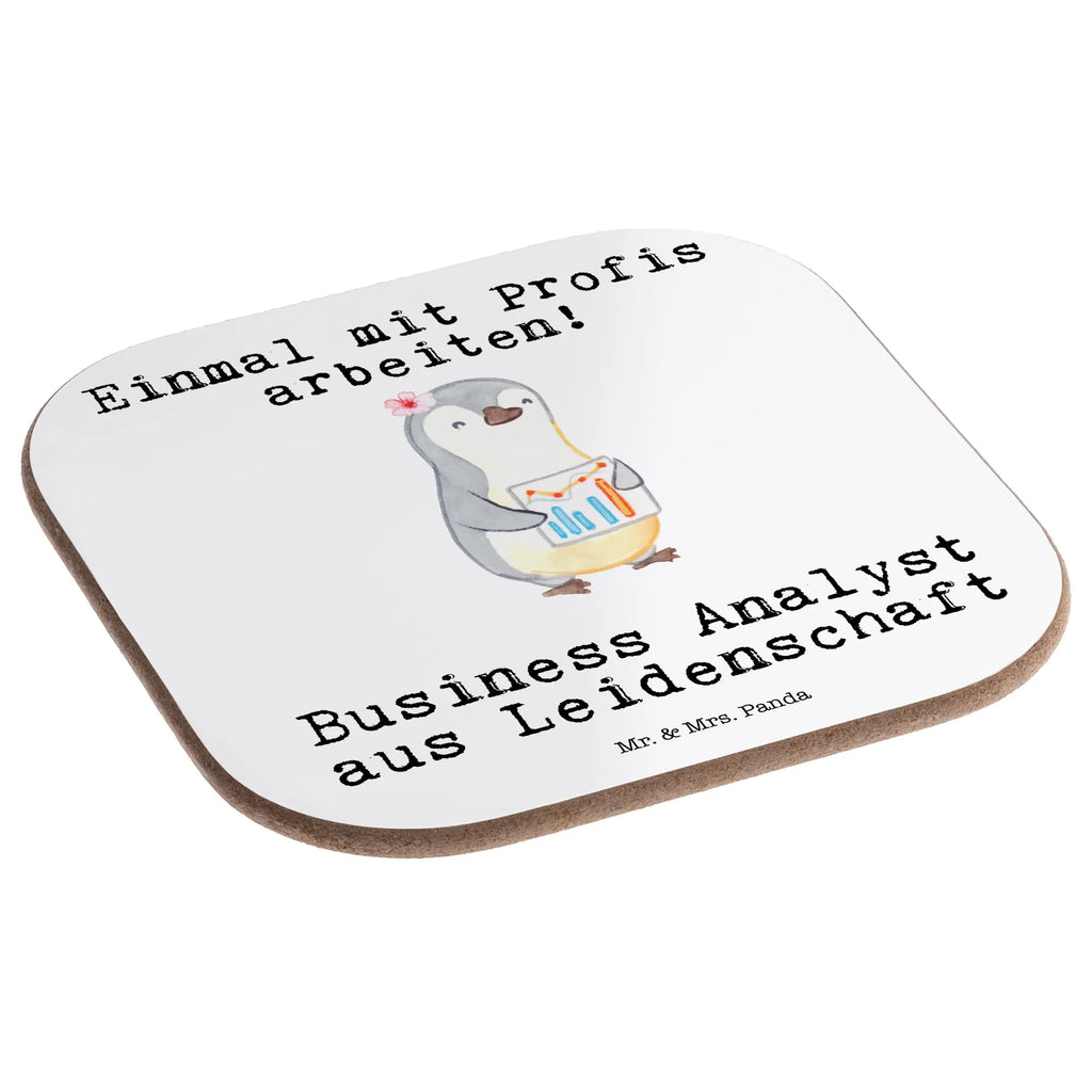 Square coaster Business Analyst passion party, presents, breakfast, glass coasters, Coasters, gift, gifts, gift idea, best, farewell gift, passing exam, anniversary, retirement, promotion, job start, sayings, funny, profession