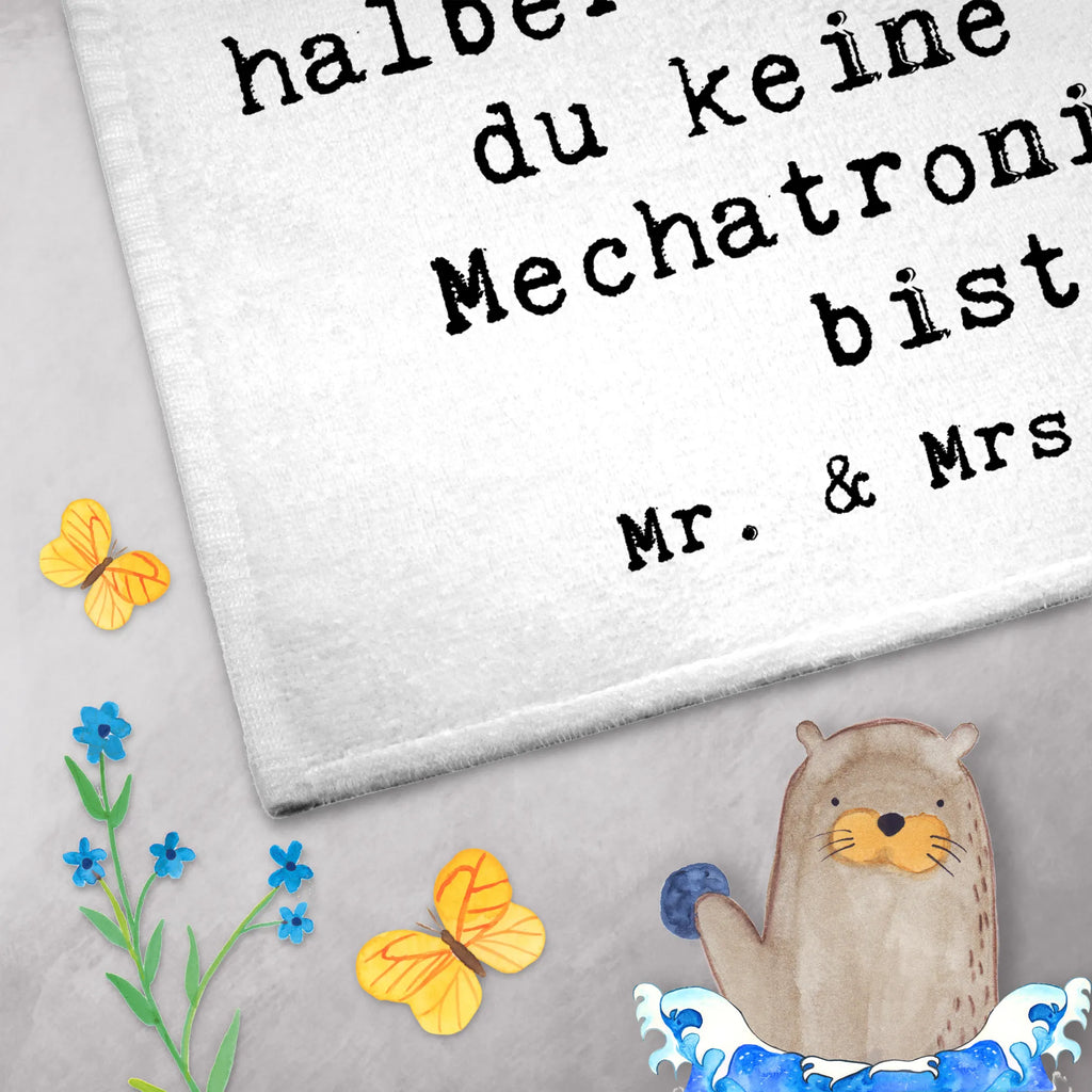Ręcznik dla gości Mechatronik pojazdów samochodowych serce Zawód, Wykształcenie, Jubileusz, Pożegnanie, Emerytura, Kolega, Koleżanka, Prezent, Dawać, Pracownik, Współpracownik, Firma, Dziękuję, Dziękuję bardzo