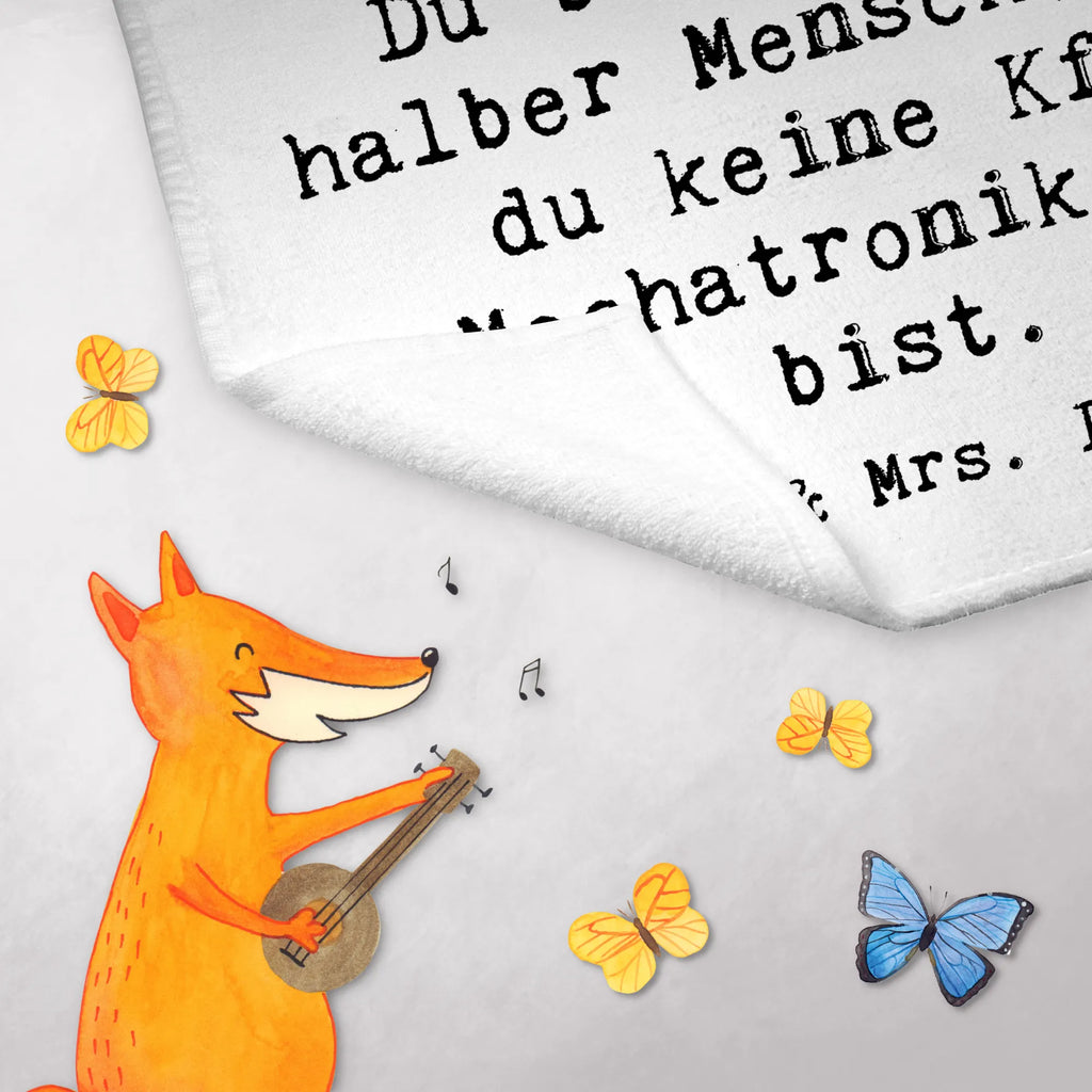 Ręcznik dla gości Mechatronik pojazdów samochodowych serce Zawód, Wykształcenie, Jubileusz, Pożegnanie, Emerytura, Kolega, Koleżanka, Prezent, Dawać, Pracownik, Współpracownik, Firma, Dziękuję, Dziękuję bardzo