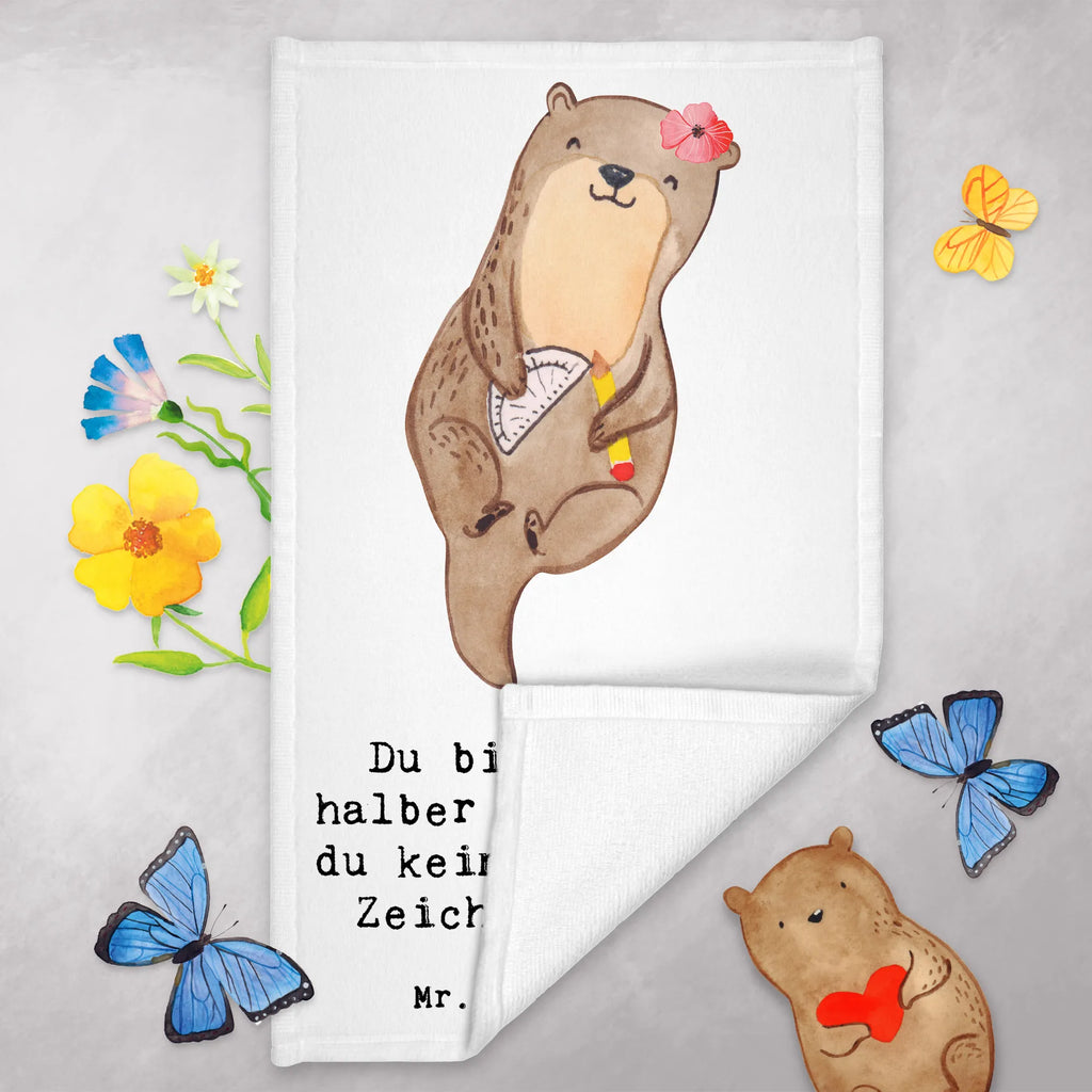 Ręcznik dla gości rysowniczka techniczna serce Zawód, Wykształcenie, Jubileusz, Pożegnanie, Emerytura, Kolega, Koleżanka, Prezent, Dawać, Pracownik, Współpracownik, Firma, Dziękuję, Dziękuję bardzo