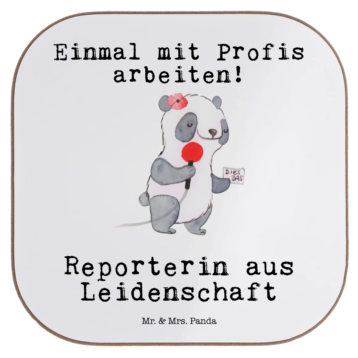 Podkładka reporterka pasja Zawód, Wykształcenie, Jubileusz, Pożegnanie, Emerytura, Kolega, Koleżanka, Prezent, Dawać, Pracownik, Współpracownik, Firma, Dziękuję, Dziękuję bardzo