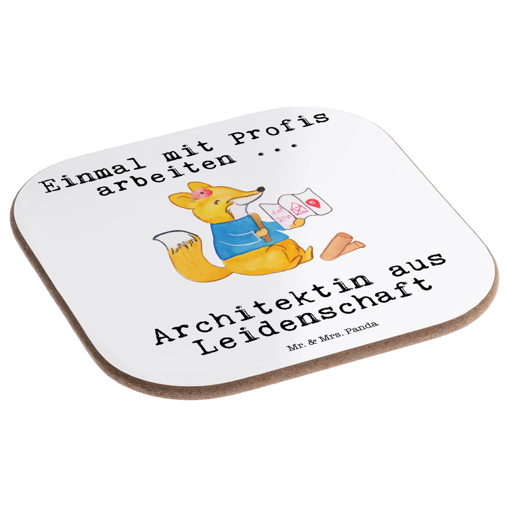 Square coaster Architect Passion party, gift, breakfast, glass coasters, Coasters, presents, gifts, gift idea, best, farewell gift, passing exam, anniversary, retirement, promotion, job start, sayings, funny, profession