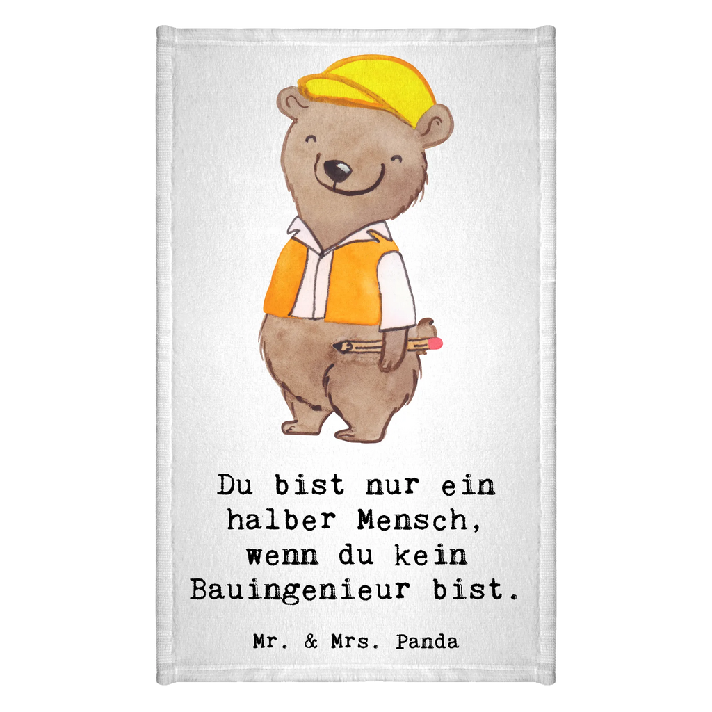 Ręcznik dla gości Inżynier budowlany serce Zawód, Wykształcenie, Jubileusz, Pożegnanie, Emerytura, Kolega, Koleżanka, Prezent, Dawać, Pracownik, Współpracownik, Firma, Dziękuję, Dziękuję bardzo