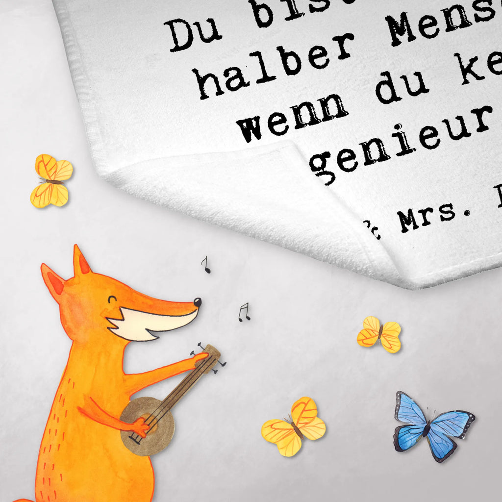 Ręcznik dla gości Inżynier budowlany serce Zawód, Wykształcenie, Jubileusz, Pożegnanie, Emerytura, Kolega, Koleżanka, Prezent, Dawać, Pracownik, Współpracownik, Firma, Dziękuję, Dziękuję bardzo