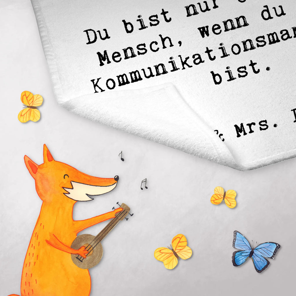 Guest towel Communications Manager Heart 50 x 30, guest towels, hand towels, Guest towel, towel, gift, gift idea, best, farewell gift, passing exam, anniversary, retirement, promotion, job start, sayings, funny, profession