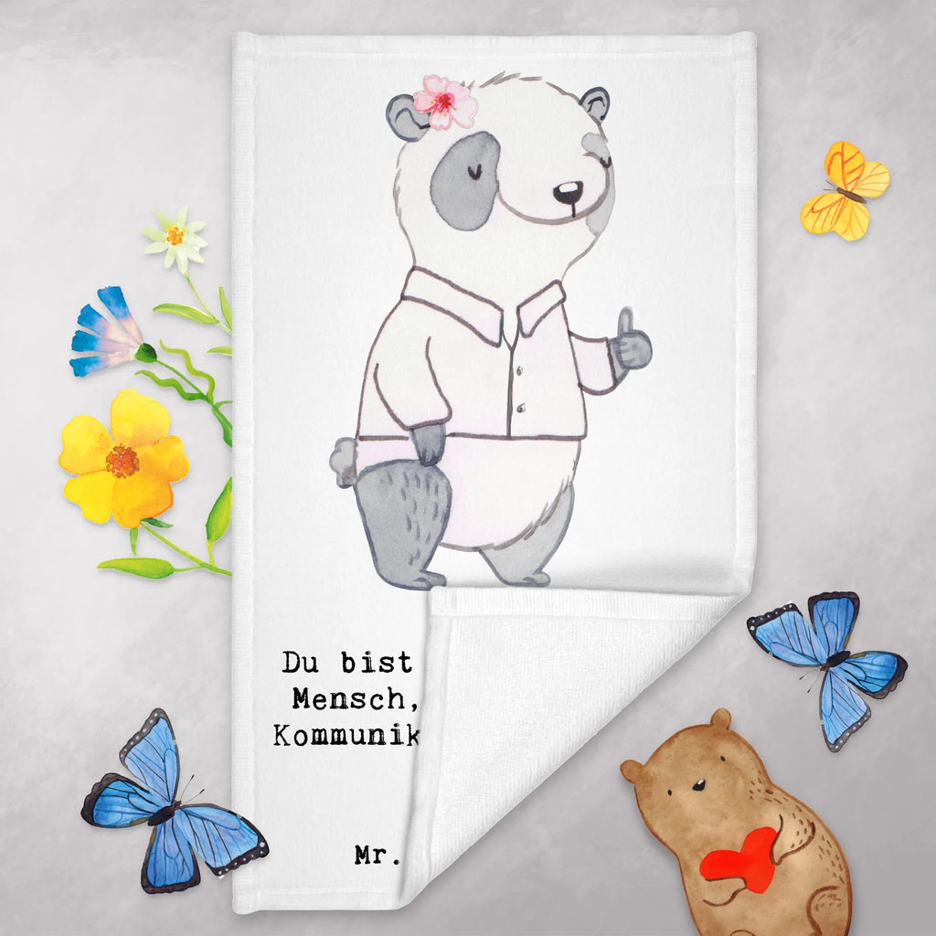 Guest towel Communications Manager Heart 50 x 30, guest towels, hand towels, Guest towel, towel, gift, gift idea, best, farewell gift, passing exam, anniversary, retirement, promotion, job start, sayings, funny, profession