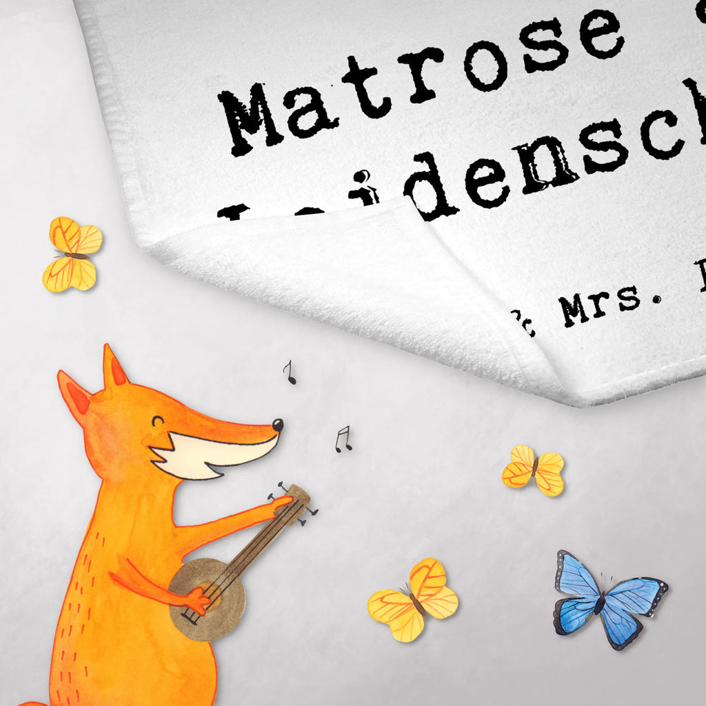 Guest towel Sailor Passion guest towels, towel, Guest towel, 50 x 30, hand towels, gift, gift idea, best, farewell gift, passing exam, anniversary, retirement, promotion, job start, sayings, funny, profession