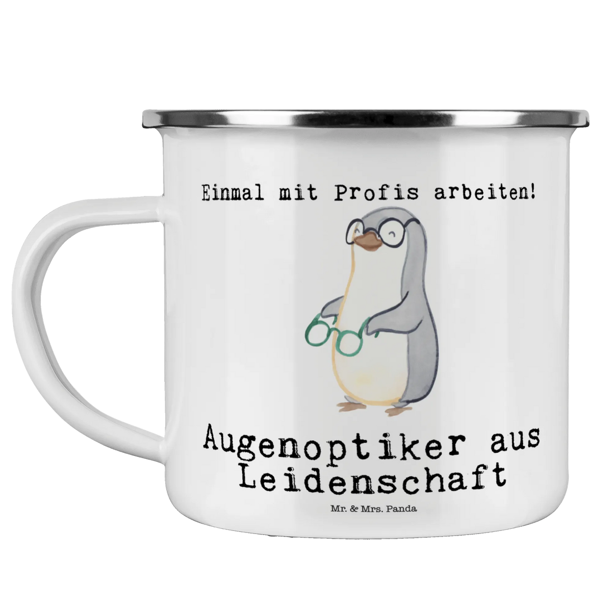 Enamel camping mug Optician Passion travel mug, backpacking mug, camping metal cup, bushcraft mug, steel mug for camping, enamel mug, enamel drinking mug, camping mug, enamel camping cup, metal camping mug, campfire mug, stainless steel drinking cup, adventure mug, camp coffee mug, camper mug, lightweight camping mug, outdoor cup, tin coffee cup, metal cup, hiking mug, gift, gift idea, best, farewell gift, passing exam, anniversary, retirement, promotion, job start, sayings, funny, profession