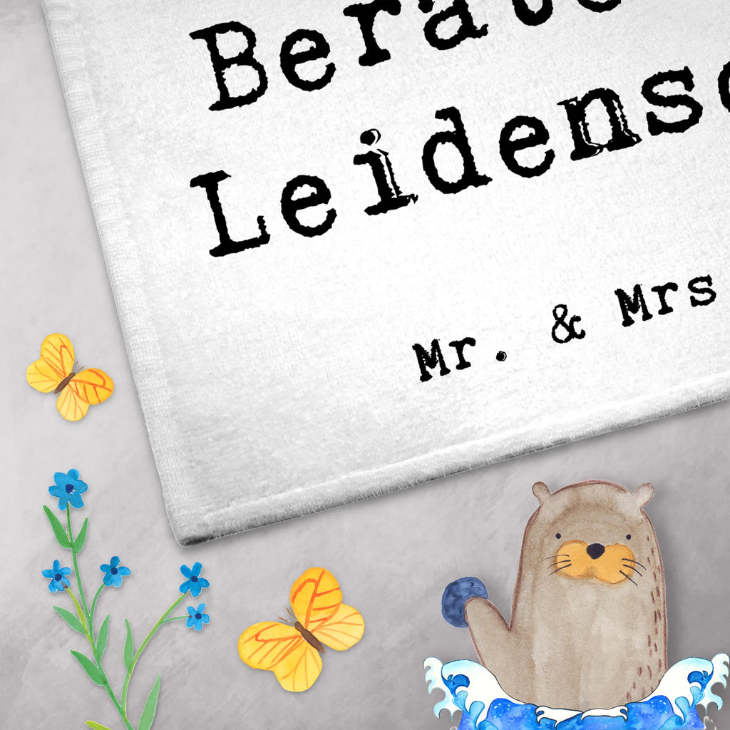 Ręcznik dla gości Doradca Pasja Zawód, Wykształcenie, Jubileusz, Pożegnanie, Emerytura, Kolega, Koleżanka, Prezent, Dawać, Pracownik, Współpracownik, Firma, Dziękuję, Dziękuję bardzo