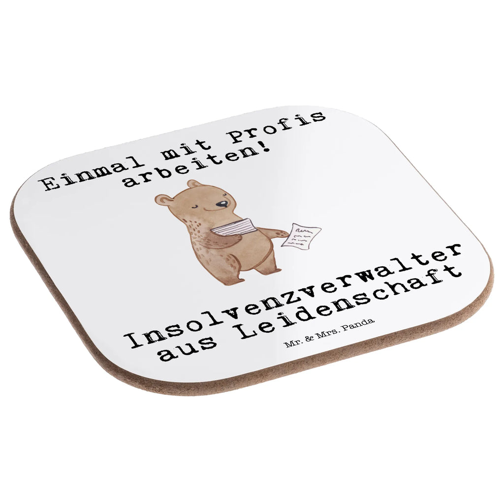 Square coaster Insolvency Administrator Passion gift, Coasters, gifts, party, breakfast, glass coasters, presents, gift idea, best, farewell gift, passing exam, anniversary, retirement, promotion, job start, sayings, funny, profession