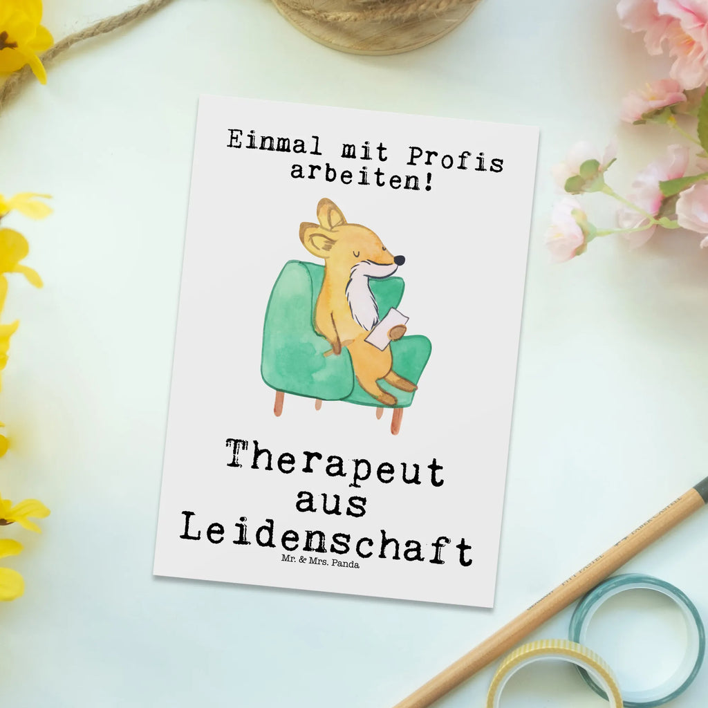 Pocztówka Terapeuta Pasja Zawód, Wykształcenie, Jubileusz, Pożegnanie, Emerytura, Kolega, Koleżanka, Prezent, Dawać, Pracownik, Współpracownik, Firma, Dziękuję, Dziękuję bardzo