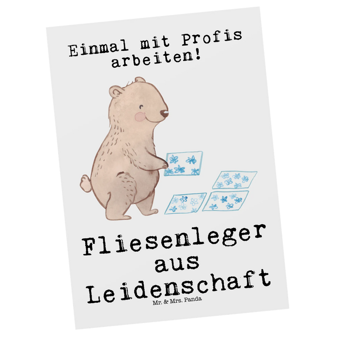 Postcard tiler Passion