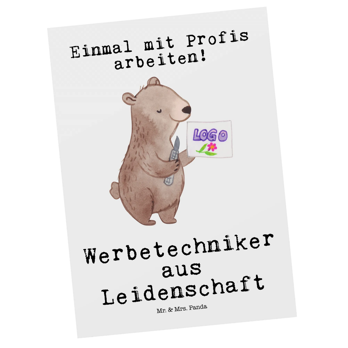 Postcard Advertising Technician Passion card, postcards, Postcard, paper, invitation card, invitation, gift card, letter, gift, gift idea, best, farewell gift, passing exam, anniversary, retirement, promotion, job start, sayings, funny, profession