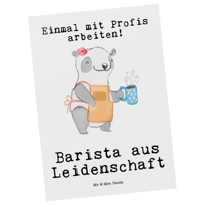 Postcard Barista Passion