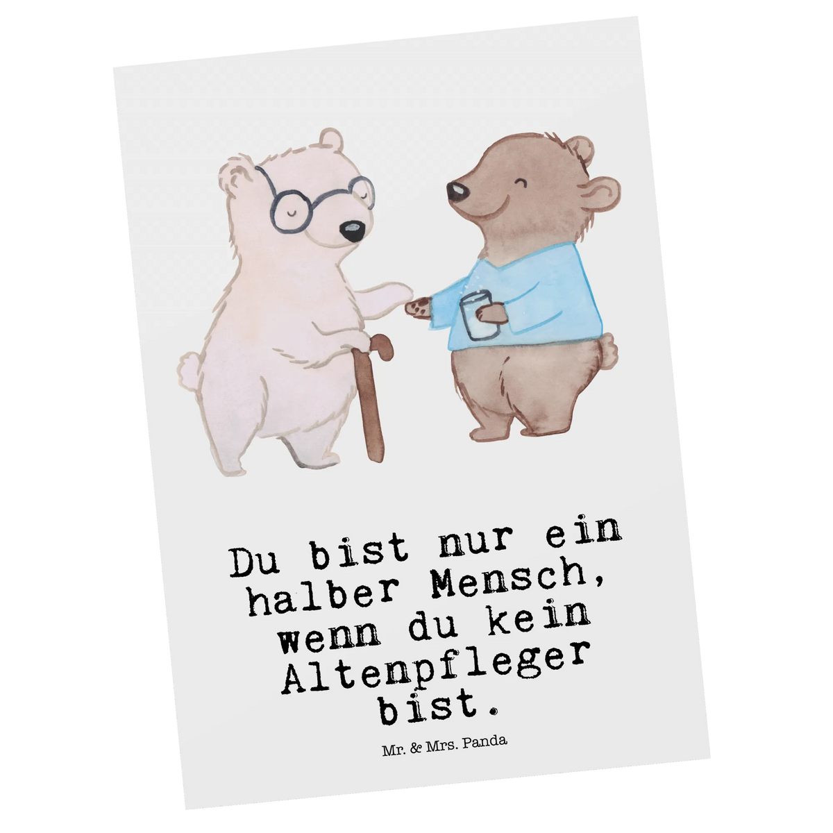 Postcard Elderly Caregiver heart Ansichtskarte, Designkarte, Motivkarte, einzelkarte, Fotokarte, Postkarte, Ansichtskarten, kunstkarte, bildkarte, Postkarten, Kunstkarten, spruchkarte, Grußkarte, Schenken, Geschenk, Danke, Dankeschön, Jubiläum, Beruf, Ausbildung, Abschied, Rente, Kollege, Kollegin, Arbeitskollege, Mitarbeiter, Firma, Pfleger, Altenpfleger, Altenheim Eröffnung