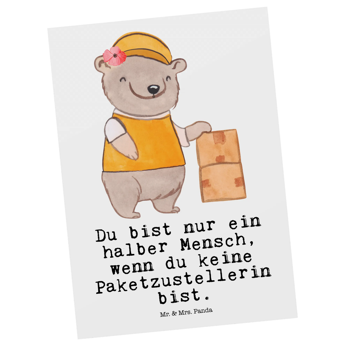 Postcard Parcel deliverer Heart einzelkarte, spruchkarte, Ansichtskarten, bildkarte, Grußkarte, kunstkarte, Fotokarte, Postkarten, Ansichtskarte, Motivkarte, Kunstkarten, Postkarte, Designkarte, Schenken, Geschenk, Danke, Dankeschön, Jubiläum, Beruf, Ausbildung, Abschied, Rente, Kollege, Kollegin, Arbeitskollege, Mitarbeiter, Firma, Paketzustellerin, Zustellservice Pakete, Paketbotin