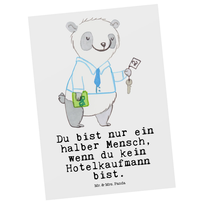 Postkarte Hotelkaufmann Herz