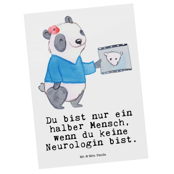 Postkarte Neurologin Herz