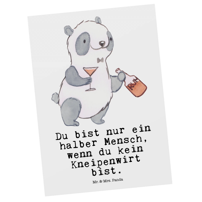 Postkarte Kneipenwirt Herz