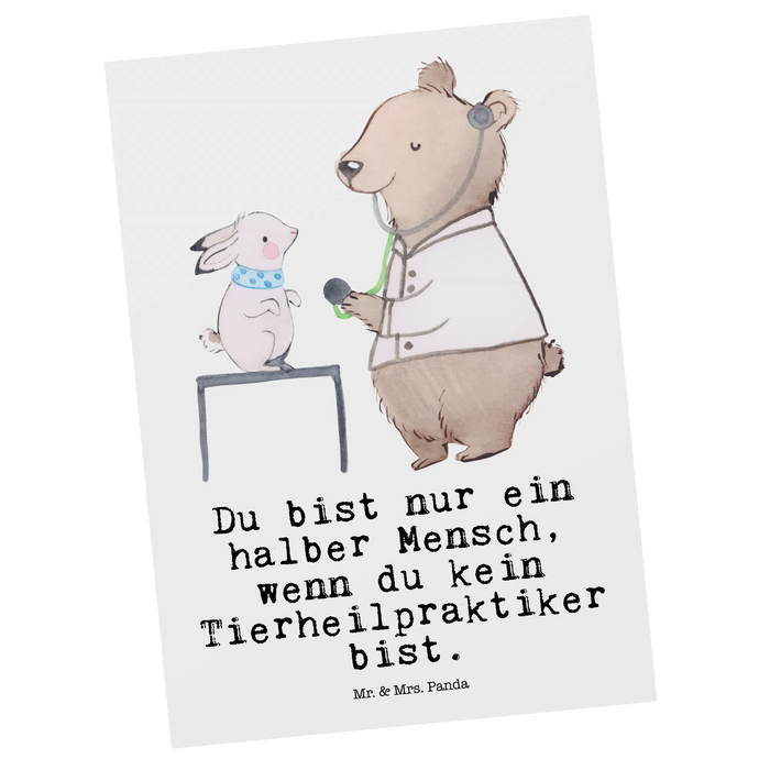 Postcard Animal Practitioner Heart