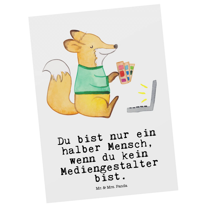 Postcard Media Designer heart