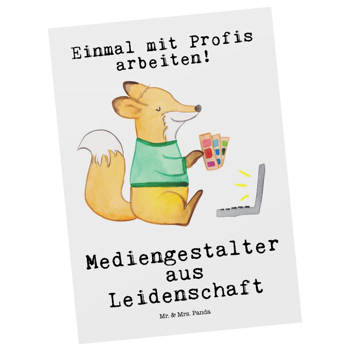 Postcard Media Designer Passion