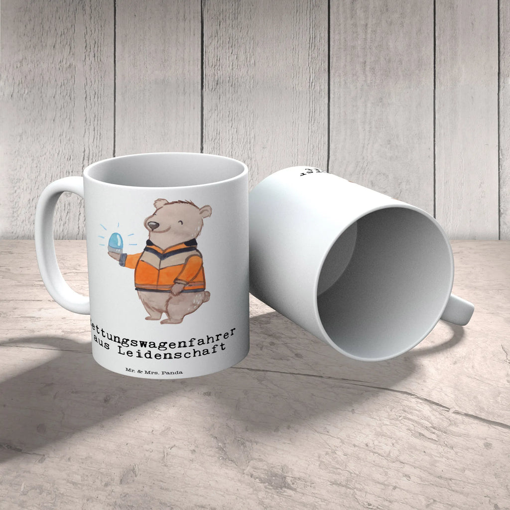 Mug Ambulance driver Passion porcelain mug, tea mug, mug, mug with designs, novelty mug, gift mug, personalized mug, ceramic mug, latte mug, coffee mug, custom mug, office mug, mug with quotes, gift, gift idea, best, farewell gift, passing exam, anniversary, retirement, promotion, job start, sayings, funny, profession