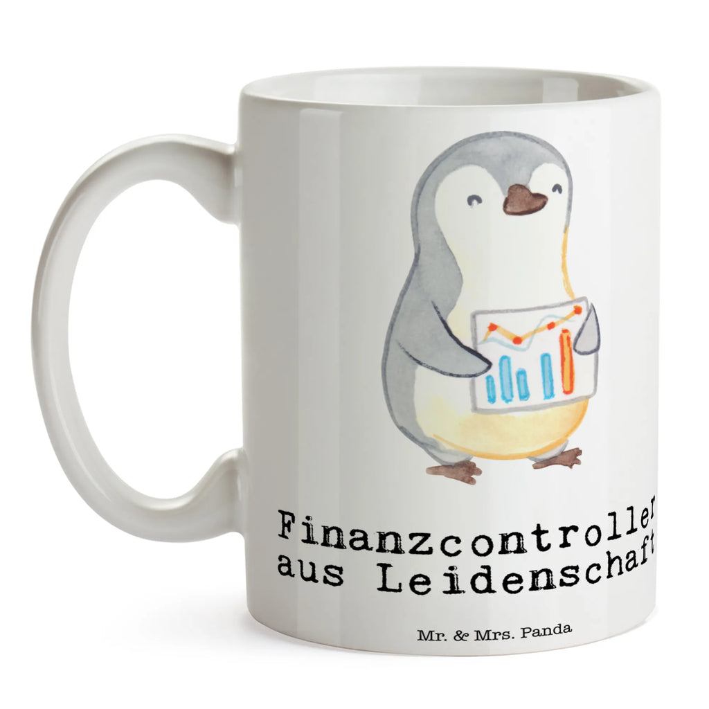 Tasse Finanzcontroller aus Leidenschaft Bürotasse, Porzellantasse, Teetasse, Tasse, Geschenktasse, Tasse mit Motiven, Kaffeetasse, Keramiktasse, Tasse mit Zitaten, Beruf, Ausbildung, Jubiläum, Abschied, Rente, Kollege, Kollegin, Geschenk, Schenken, Arbeitskollege, Mitarbeiter, Firma, Danke, Dankeschön