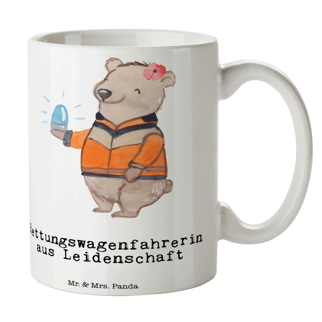 Tasse Rettungswagenfahrerin aus Leidenschaft Teetasse, Tasse mit Zitaten, Geschenktasse, Tasse mit Motiven, Bürotasse, Keramiktasse, Tasse, Porzellantasse, Kaffeetasse, Beruf, Ausbildung, Jubiläum, Abschied, Rente, Kollege, Kollegin, Geschenk, Schenken, Arbeitskollege, Mitarbeiter, Firma, Danke, Dankeschön