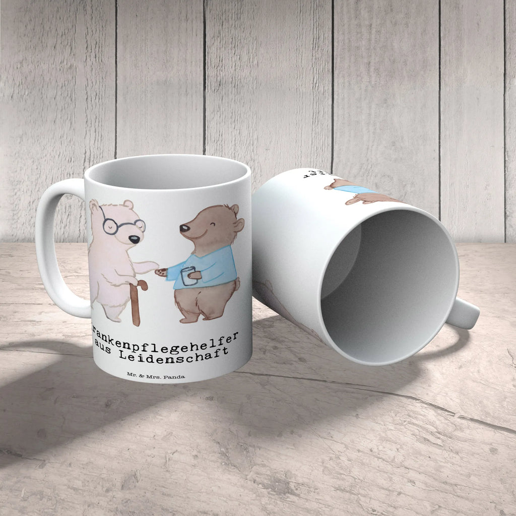 Mug nursing assistant Passion Kaffeetasse, Keramiktasse, Teetasse, Tasse, Bürotasse, Tasse mit Zitaten, Tasse mit Motiven, Porzellantasse, Geschenktasse, Beruf, Ausbildung, Jubiläum, Abschied, Rente, Kollege, Kollegin, Geschenk, Schenken, Arbeitskollege, Mitarbeiter, Firma, Danke, Dankeschön, Krankenpflegehelfer, Pflegehelfer, Pflegekraft