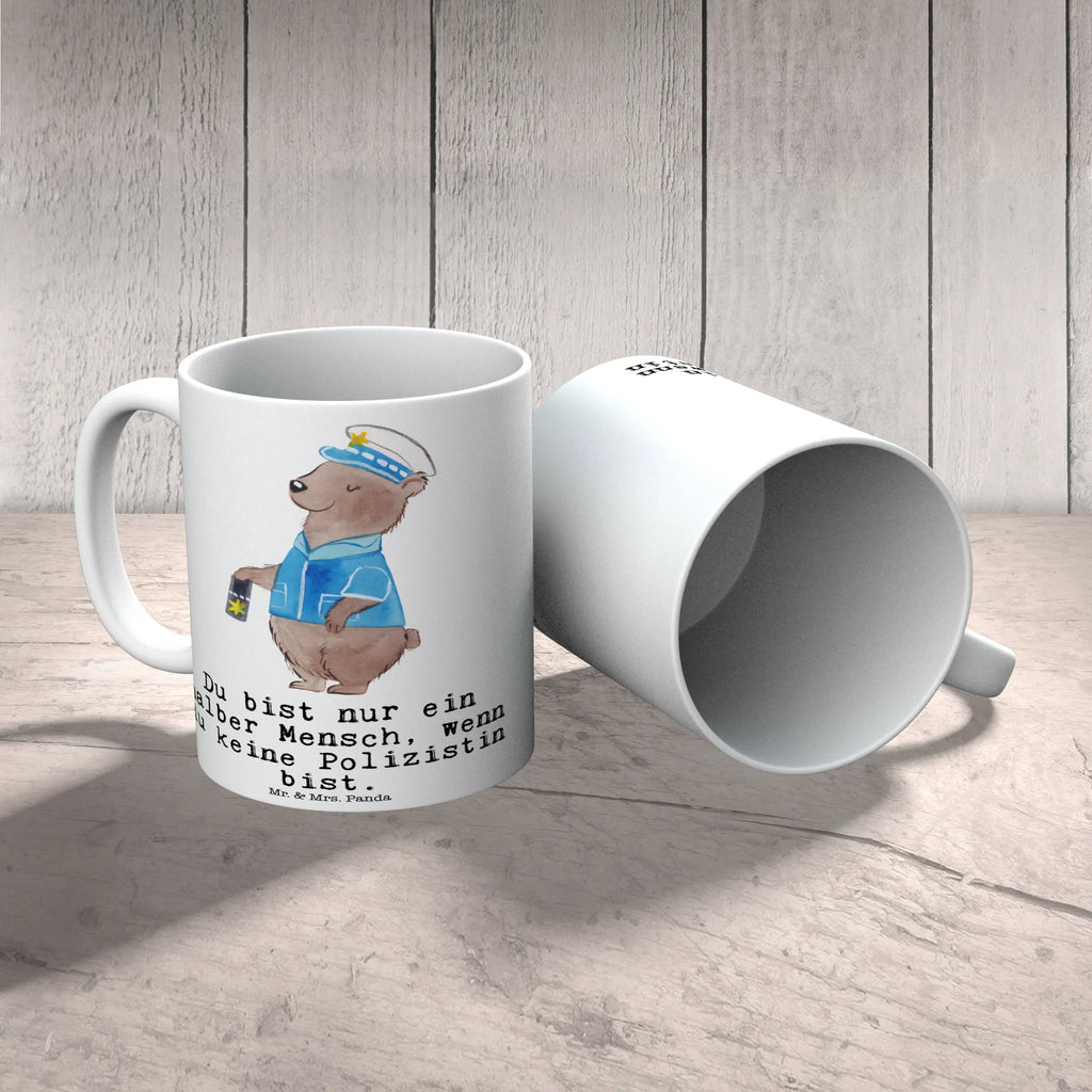 Kubek policjantka serce Tasse mit Motiven, Tasse, Teetasse, Keramiktasse, Kaffeetasse, Tasse mit Zitaten, Geschenktasse, Porzellantasse, Bürotasse, Beruf, Ausbildung, Jubiläum, Abschied, Rente, Kollege, Kollegin, Geschenk, Schenken, Arbeitskollege, Mitarbeiter, Firma, Danke, Dankeschön, Polizeibeamtin, Polizistin, Polizei, Studium, Wachfrau, Cop