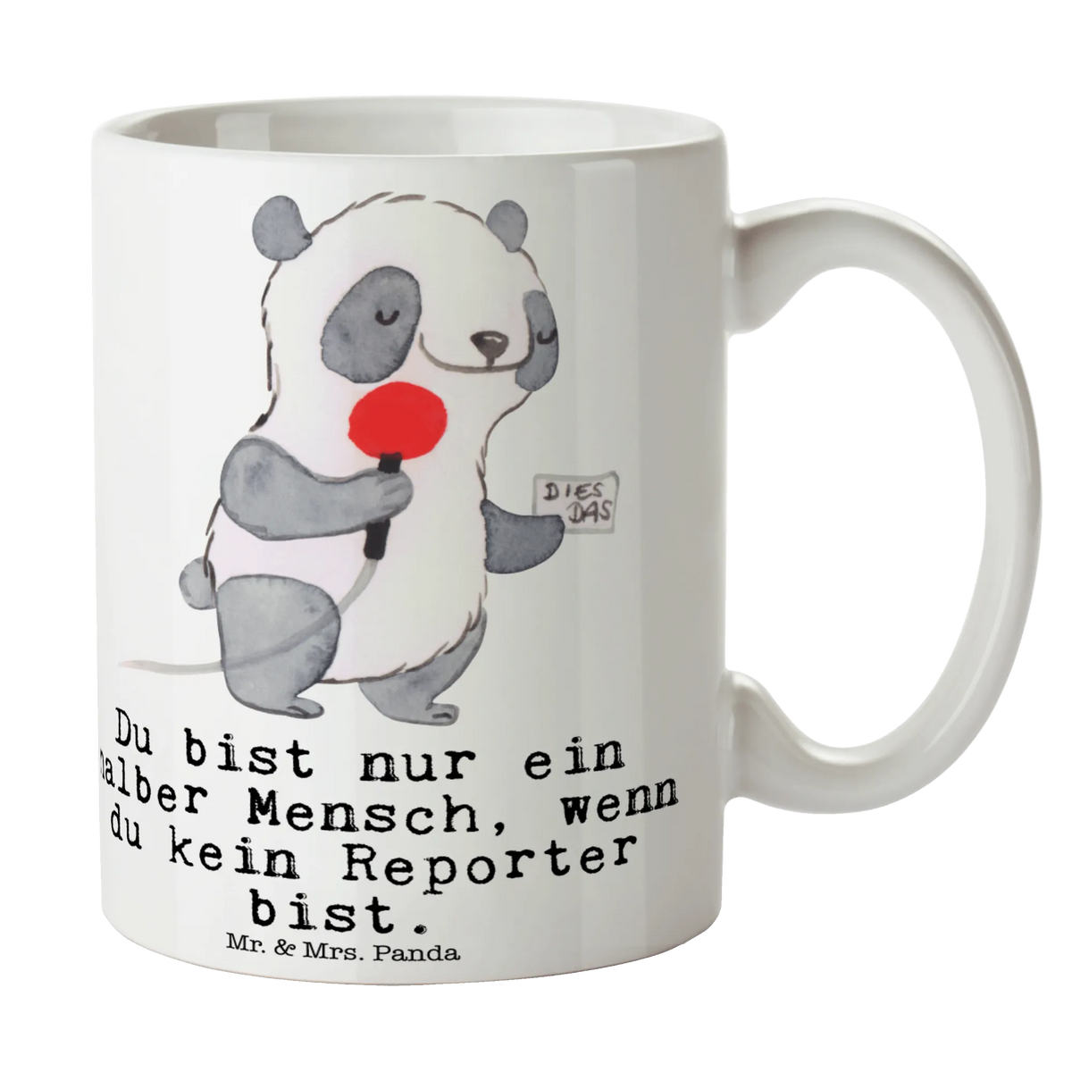 Mug Reporter heart gift, sayings, gift idea, best, farewell gift, passing exam, anniversary, retirement, promotion, job start, profession