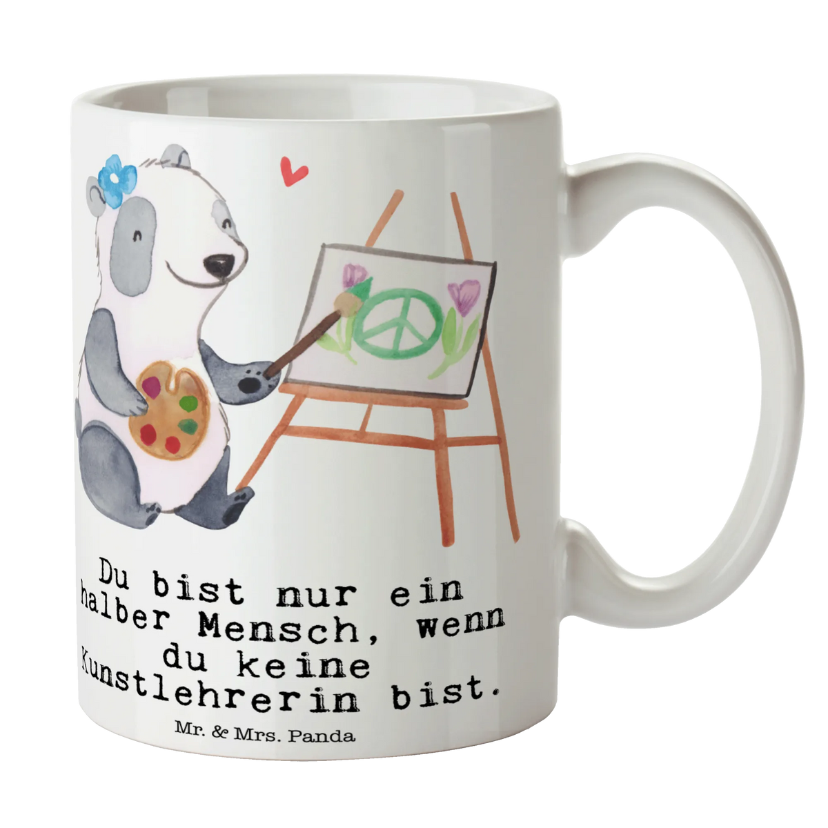 Mug Art teacher heart gift, sayings, gift idea, best, farewell gift, passing exam, anniversary, retirement, promotion, job start, profession