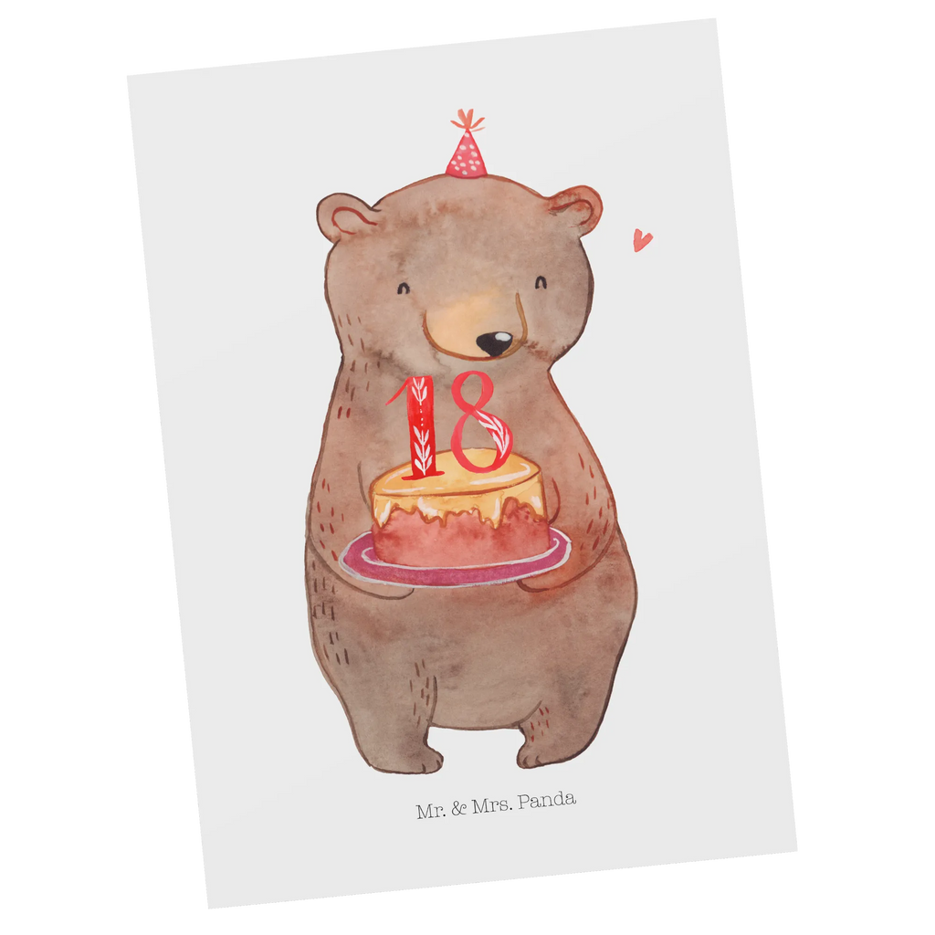 Postcard bear cake 18th birthday invitation card, gift card, gift, Postcard, card, letter, postcards, paper, invitation, Birthday, celebration, party, birthday party, friends, family, birthday wish, birthday present, birthday cards, 18th birthday, 30th birthday, 40th, 50th, 60th, 70th, 80th, 90th, 90th., gift ideas, gifts for girlfriend, boyfriend, mom, dad, brother, sister, congratulations, funny, sayings, 1 year, money gifts, guest gifts, gifts online, gift basket, special gifts, unusual gifts, extraordinary gifts, gift package, original gifts, gift items, special birthday gifts, birthday, cake, present