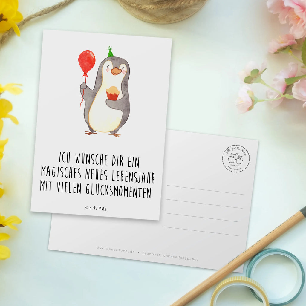 Postkarte Pinguin Geburtstag bildkarte, Kunstkarten, spruchkarte, einzelkarte, Postkarte, kunstkarte, Ansichtskarten, Fotokarte, Postkarten, Ansichtskarte, Designkarte, Motivkarte, Grußkarte, Geburtstag, Geschenk, Geburtstagsgeschenk, Feiern, Geschenke, Party, Torte, Kuchen